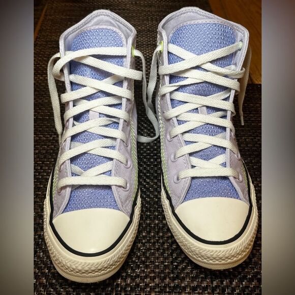 Converse Chuck Taylor All Star Vapor High Top Lavender Green A06010C Size 8 - Picture 6 of 11